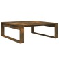 vidaXL Couchtisch Räuchereiche 100x100x35 cm Holzwerkstoff vidaXL Couchtisch Räuchereiche 100x100x35 cm Holzwerkstoff