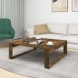 vidaXL Couchtisch Räuchereiche 100x100x35 cm Holzwerkstoff vidaXL Couchtisch Räuchereiche 100x100x35 cm Holzwerkstoff