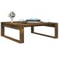 vidaXL Couchtisch Räuchereiche 100x100x35 cm Holzwerkstoff vidaXL Couchtisch Räuchereiche 100x100x35 cm Holzwerkstoff