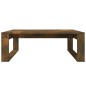 vidaXL Couchtisch Räuchereiche 100x100x35 cm Holzwerkstoff vidaXL Couchtisch Räuchereiche 100x100x35 cm Holzwerkstoff