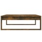vidaXL Couchtisch Räuchereiche 100x100x35 cm Holzwerkstoff vidaXL Couchtisch Räuchereiche 100x100x35 cm Holzwerkstoff
