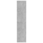 vidaXL Bücherregal/Raumteiler Betongrau 80x30x135 cm Holzwerkstoff vidaXL Bücherregal/Raumteiler Betongrau 80x30x135 cm Holzwerkstoff