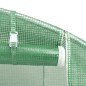 vidaXL Gewächshaus mit Stahlrahmen Grün 32 m² 8x4x2 m vidaXL Gewächshaus mit Stahlrahmen Grün 32 m² 8x4x2 m