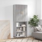 Highboard Grau Sonoma 69,5x34x180 cm Holzwerkstoff Highboard Grau Sonoma 69,5x34x180 cm Holzwerkstoff
