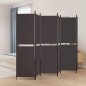 vidaXL 6-tlg. Paravent Braun 300x180 cm Stoff vidaXL 6-tlg. Paravent Braun 300x180 cm Stoff