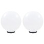 vidaXL LED-Gartenleuchten 2 Stk. Kugelförmig 30 cm PMMA vidaXL LED-Gartenleuchten 2 Stk. Kugelförmig 30 cm PMMA