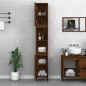 vidaXL Badschrank Braun Eichen-Optik 30x30x190 cm Holzwerkstoff vidaXL Badschrank Braun Eichen-Optik 30x30x190 cm Holzwerkstoff