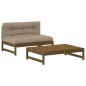 vidaXL 2-tlg. Garten-Lounge-Set mit Kissen Honigbraun Massivholz vidaXL 2-tlg. Garten-Lounge-Set mit Kissen Honigbraun Massivholz
