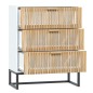 vidaXL Sideboard Weiß 60x30x75 cm Holzwerkstoff vidaXL Sideboard Weiß 60x30x75 cm Holzwerkstoff