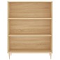 vidaXL Bücherregal Sonoma-Eiche 69,5x32,5x90 cm Holzwerkstoff vidaXL Bücherregal Sonoma-Eiche 69,5x32,5x90 cm Holzwerkstoff