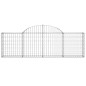 vidaXL Gabionen mit Hochbogen 6 Stk. 200x30x60/80 cm Verzinktes Eisen vidaXL Gabionen mit Hochbogen 6 Stk. 200x30x60/80 cm Verzinktes Eisen