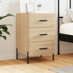 vidaXL Nachttisch Sonoma-Eiche 40x40x66 cm Holzwerkstoff