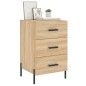 vidaXL Nachttisch Sonoma-Eiche 40x40x66 cm Holzwerkstoff