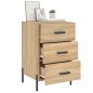 vidaXL Nachttisch Sonoma-Eiche 40x40x66 cm Holzwerkstoff