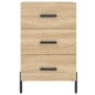 vidaXL Nachttisch Sonoma-Eiche 40x40x66 cm Holzwerkstoff