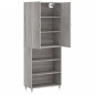 Highboard Grau Sonoma 69,5x34x180 cm Holzwerkstoff Highboard Grau Sonoma 69,5x34x180 cm Holzwerkstoff