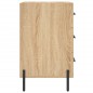 vidaXL Nachttisch Sonoma-Eiche 40x40x66 cm Holzwerkstoff