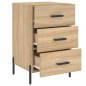 vidaXL Nachttisch Sonoma-Eiche 40x40x66 cm Holzwerkstoff
