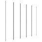 vidaXL 5-tlg. Paravent Weiß 250x220 cm Stoff vidaXL 5-tlg. Paravent Weiß 250x220 cm Stoff