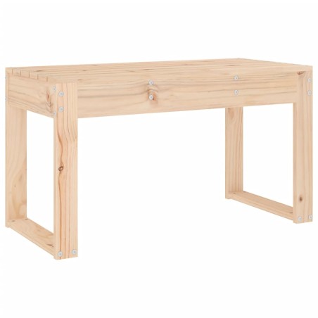 vidaXL Gartenbank 80x38x45 cm Massivholz Kiefer