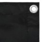 vidaXL Balkon-Sichtschutz Schwarz 120x400 cm Oxford-Gewebe vidaXL Balkon-Sichtschutz Schwarz 120x400 cm Oxford-Gewebe