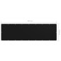 vidaXL Balkon-Sichtschutz Schwarz 120x400 cm Oxford-Gewebe vidaXL Balkon-Sichtschutz Schwarz 120x400 cm Oxford-Gewebe