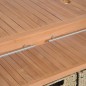 vidaXL Waschtischunterschrank mit 4 Körben Teak Massiv 132x45x75 cm vidaXL Waschtischunterschrank mit 4 Körben Teak Massiv 132x45x75 cm