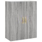 Highboard Grau Sonoma 69,5x34x180 cm Holzwerkstoff Highboard Grau Sonoma 69,5x34x180 cm Holzwerkstoff