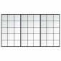 vidaXL Wandspiegel 3 Stk. Schwarz 100x60 cm Metall vidaXL Wandspiegel 3 Stk. Schwarz 100x60 cm Metall