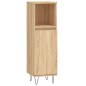 vidaXL Badschrank Sonoma-Eiche 30x30x100 cm Holzwerkstoff vidaXL Badschrank Sonoma-Eiche 30x30x100 cm Holzwerkstoff