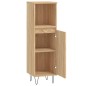 vidaXL Badschrank Sonoma-Eiche 30x30x100 cm Holzwerkstoff vidaXL Badschrank Sonoma-Eiche 30x30x100 cm Holzwerkstoff