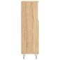 vidaXL Badschrank Sonoma-Eiche 30x30x100 cm Holzwerkstoff vidaXL Badschrank Sonoma-Eiche 30x30x100 cm Holzwerkstoff