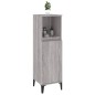 vidaXL Badschrank Grau Sonoma 30x30x100 cm Holzwerkstoff vidaXL Badschrank Grau Sonoma 30x30x100 cm Holzwerkstoff