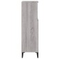 vidaXL Badschrank Grau Sonoma 30x30x100 cm Holzwerkstoff vidaXL Badschrank Grau Sonoma 30x30x100 cm Holzwerkstoff