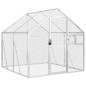 vidaXL Voliere Silbern 1,79x2x1,85 m Aluminium vidaXL Voliere Silbern 1,79x2x1,85 m Aluminium