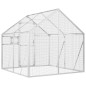 vidaXL Voliere Silbern 1,79x2x1,85 m Aluminium vidaXL Voliere Silbern 1,79x2x1,85 m Aluminium