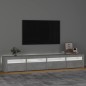 vidaXL TV-Schrank mit LED-Leuchten Betongrau 240x35x40 cm vidaXL TV-Schrank mit LED-Leuchten Betongrau 240x35x40 cm