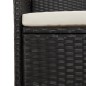 vidaXL 7-tlg. Garten-Essgruppe mit Kissen Schwarz Poly Rattan vidaXL 7-tlg. Garten-Essgruppe mit Kissen Schwarz Poly Rattan