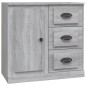 vidaXL Sideboards 2 Stk. Grau Sonoma Holzwerkstoff vidaXL Sideboards 2 Stk. Grau Sonoma Holzwerkstoff