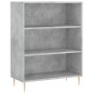 vidaXL Bücherregal Betongrau 69,5x32,5x90 cm Holzwerkstoff vidaXL Bücherregal Betongrau 69,5x32,5x90 cm Holzwerkstoff