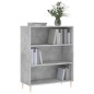 vidaXL Bücherregal Betongrau 69,5x32,5x90 cm Holzwerkstoff vidaXL Bücherregal Betongrau 69,5x32,5x90 cm Holzwerkstoff