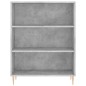 vidaXL Bücherregal Betongrau 69,5x32,5x90 cm Holzwerkstoff vidaXL Bücherregal Betongrau 69,5x32,5x90 cm Holzwerkstoff