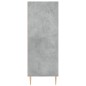 vidaXL Bücherregal Betongrau 69,5x32,5x90 cm Holzwerkstoff vidaXL Bücherregal Betongrau 69,5x32,5x90 cm Holzwerkstoff