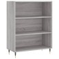 Highboard Grau Sonoma 69,5x34x180 cm Holzwerkstoff Highboard Grau Sonoma 69,5x34x180 cm Holzwerkstoff