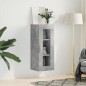 vidaXL Wandschrank Betongrau 34,5x34x90 cm vidaXL Wandschrank Betongrau 34,5x34x90 cm