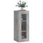 vidaXL Wandschrank Betongrau 34,5x34x90 cm vidaXL Wandschrank Betongrau 34,5x34x90 cm