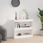 vidaXL Bücherregal Raumteiler Weiß 80x30x71,5 cm Massivholz Kiefer vidaXL Bücherregal Raumteiler Weiß 80x30x71,5 cm Massivholz Kiefer