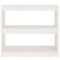 vidaXL Bücherregal Raumteiler Weiß 80x30x71,5 cm Massivholz Kiefer vidaXL Bücherregal Raumteiler Weiß 80x30x71,5 cm Massivholz Kiefer