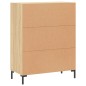 vidaXL Sideboard Sonoma-Eiche 69,5x34x90 cm Holzwerkstoff vidaXL Sideboard Sonoma-Eiche 69,5x34x90 cm Holzwerkstoff