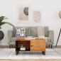 vidaXL Couchtisch 80x50x40 cm Massivholz Akazie & Holzwerkstoff vidaXL Couchtisch 80x50x40 cm Massivholz Akazie & Holzwerkstoff